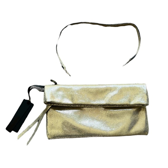 Last 1 ⛔️ Gianni Chiarini Cherry Leather Foldover Clutch Bag - Picture 13 of 15